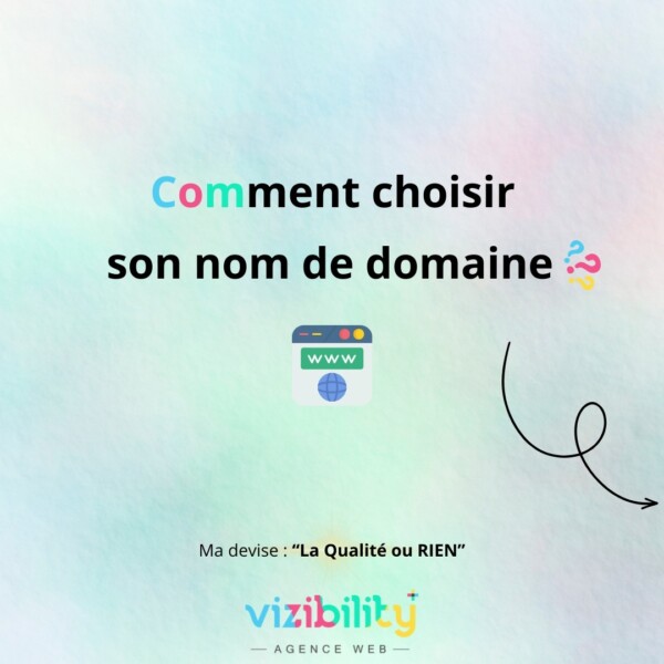 Comment choisir son nom de domaine 🌐?Comme évoqué dans un précédent post, le nom de domaine est l’adresse unique qui permet aux utilisateurs 👩🏽‍💻 de retrouver votre site internet facilement.

Le choix de votre nom de domaine est crucial. Avant de commencer la création de votre site internet, il faut prendre le temps de bien le choisir.

Ci-dessous quelques critères à prendre en compte pour un choix réussi de votre nom de domaine :
✅ Facile à retenir et à mémoriser
✅ Adapté à votre activité
✅ Facile à épeler et à écrire
✅ Simple, pertinent et cohérent
✅ Extension adaptée (.fr et .com sont les plus utilisées en France)

Pour l'extension, je conseille toujours à mes clients de réserver le .fr et le .com pour se protéger.
Et pour finir, si vous pensez avoir trouvé le nom de domaine qui coche toutes les cases ci-dessus ✅, il serait bien de vérifier s'il est disponible.

Si vous aussi vous souhaitez créer votre site internet et vous ne savez comment choisir votre nom de domaine, je me ferai un plaisir de vous conseiller et accompagner pour faire le bon choix.

Ma devise :"La qualité ou rien"

nomdedomaine entrepreneur agenceweb creationsiteweb refontesiteinternet siteecommerce siteonepage webmasterfreelance offrecreationsite webmaster marketingdigital
visibilitédigitale smallbusinessfrance entreprendreaufeminin artisan artisanfrancais autoentrepreneur ameublement conciergerie personnalisationbebe