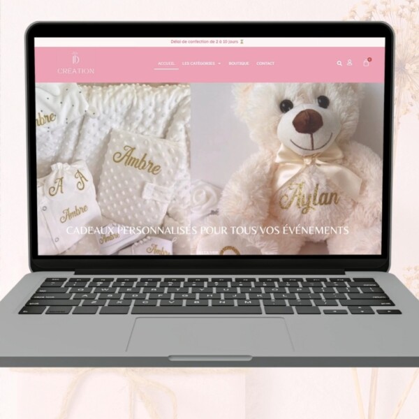 Présentation de la boutique en ligne de idcreation_Merci à ma cliente de m'avoir fait confiance pour la création de son site e-commerce 🛒

idcreation_ est une boutique en ligne spécialisée dans la personnalisation de textiles et accessoires pour femmes, enfants et hommes pour tous types d'événements.

Ma cliente voulait un site simple, épuré et surtout efficace afin que ses clients puissent retrouver ce qu’ils cherchent en quelques clics.

En plus de création du design sur mesure et du développement du site sur Wordpress, j'ai rédigé le contenu et travaillé le référencement naturel pour que le site de ma cliente soit bien classé dans les résultats des moteurs de recherche 🔝.

Voici le résultat 👇👇

https://idcreationfr.fr/

Dites-moi en commentaires ce que vous en pensez 🥰

Si vous aussi vous voulez votre site internet professionnel sur mesure et à l'image de votre marque, vous savez qui contacter 😎

Contactez-moi en DM ou via mon site internet 🌐 (lien en bio et en premier en commentaire), pour discuter de votre futur site internet.

Ma devise :"La qualité ou rien"

entrepreneur agenceweb creationsiteweb refontesiteinternet siteecommerce siteonepage webmasterfreelance offrecreationsite webmaster marketingdigital visibilitédigitale smallbusinessfrance entreprendreaufeminin artisan artisanfrancais autoentrepreneur personnalisation coffretcadeaupersonnalise coffretcadeau